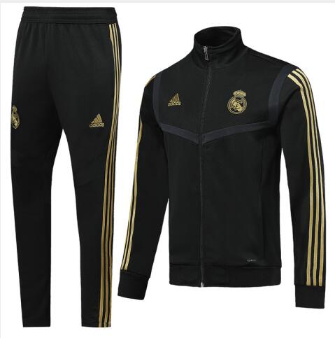 chaqueta de entrenamiento 2019-2020 Real Madrid negro